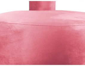 Rózsaszín bársony fotel Abrazo – Leitmotiv