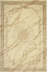 Elegáns Keleti Szőnyeg Márvány Rozetta Dísz Allora Plus 140x190 cm