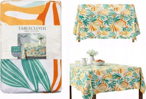 174. Nagy abrosz 140x250 cm színes levelek vízálló réteg