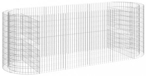 horganyzott vas gabion magaságyás 300x100x100 cm