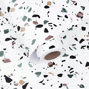 Öntapadós furnér tapéta vízálló márvány utánzat 40x200cm