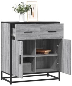 komód Szürke Sonoma 68x35x76 cm Gépi úton előállított fa