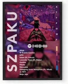 Poszter keretben Seregély album Atipikus 30x40 cm Ajåndék ötlet