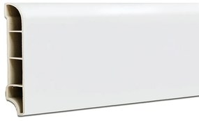 Vinyl SPC padlószegély Snow white 2400x60x12 mm