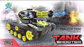 Játéktank joystickkal és távirányítós kesztyűvel Vízgolyót lő Ki