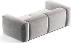 Világosszürke kanapé 224 cm Bergamo – Cosmopolitan Design