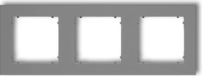 Hármas Keret Univerzális Műanyag Szürke Matt Karlik Mini