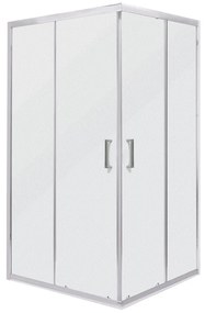 Malibu SQ 80x70 szögletes zuhanykabin zuhanytálca nélkül