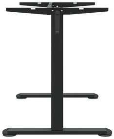 fekete acél állóasztalváz (94-135) x 60 x (70-114) cm