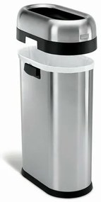 Simplehuman Hulladékgyűjtő kereskedelmihelyiségekbe 50 l, rozsdamentes acélból