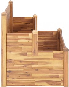 2-szintes kerti akácfa virágtartó 110 x 75 x 84 cm