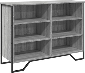 vidaXL szürke sonoma színű szerelt fa tálalószekrény 101x35,5x74,5 cm