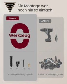 VASAGLE éjjeliszekrény, töltőfunkciós lerakóasztal, tintafekete–kapucsínó bézs