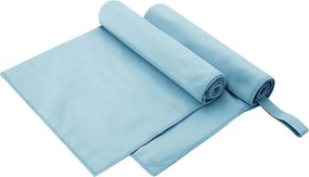vidaXL Sport Törölközők 2 pcs Kék 100 x 50 cm Poliészter és poliamid