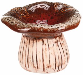 Kerámia ivókút Gomba, 17 x 12 x 17 cm, kerámia