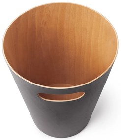 Sötétszürke fa szemetes 7,5 l Woodrow – Umbra