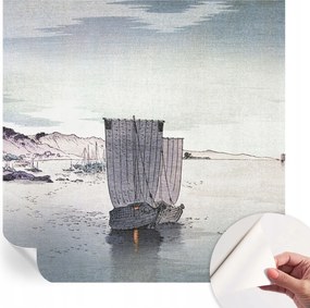Divatos öntapadós fali tapéta Vitorlás tájkép 250x250 cm
