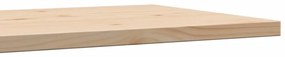 3 db tömör fenyőfa téglalap alakú asztallap 80 x 47 x 2,5 cm