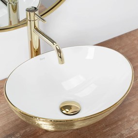 Pultos mosdó Rea Sofia Brush Gold