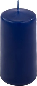 Oszlopos gyertya készlet 10 cm Ø 5 cm  16 db kék