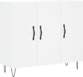 vidaXL fehér szerelt fa tálalószekrény 90 x 34 x 80 cm