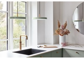 Világoszöld LED függőlámpa fém búrával ø 31 cm Asteria Mini – UMAGE