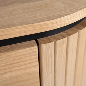 Komoda BECK 200 cm Czterodrzwiowa Dąb