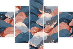 Kép - Japán hullámok (150x105 cm)