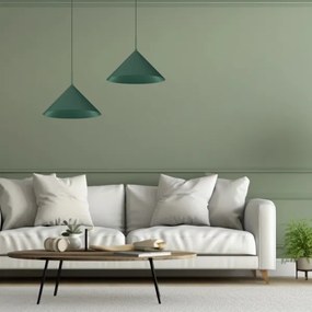 Függőlámpa kábellel CAPITAL 1xGX53/15W/230V, Ø 46 cm, zöld