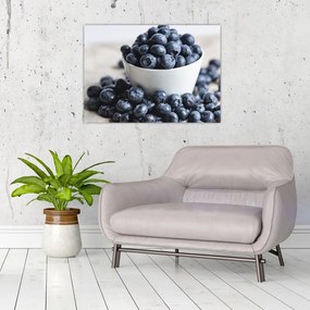 Kép - Áfonyák (üvegen) (70x50 cm)