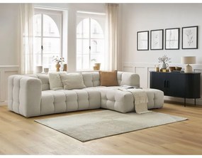 Bézs sarokkanapé (jobb oldali) Cloud – Bobochic Paris