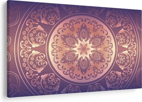 Kép - Mandala lila színátmeneten (90x60 cm)
