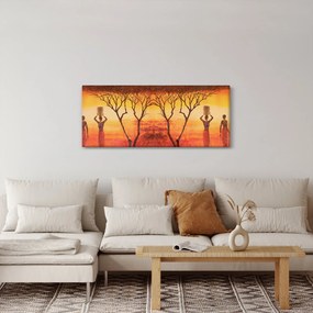 Kép - afrikai szavanna (120x50 cm)