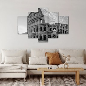 Kép - Colosseum Rómában, fekete-fehér (150x105 cm)