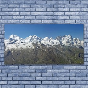 Fali üvegkép Snow Mountain Landscape 120x60cm