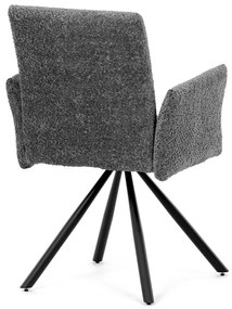 Szürke Bouclé Étkezőszék. DCH-W1117 GREY2