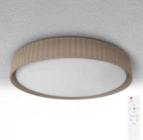 Brilagi - LED dimmelhető mennyezeti lámpa LUCIA LED/48W/230V Ø 41 cm barna + távirányító