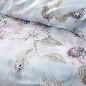 Világoskék egyszemélyes ágyneműhuzat 135x200 cm Floral Serenity – RHS