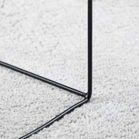 OVIEDO szürke rövid szálú szőnyeg Ø 120 cm
