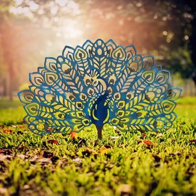 Peacock fém kerti dísztárgy, 60×38 cm – TR565TNL1261