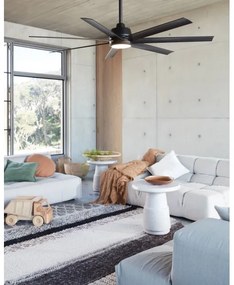 Lucci air 21610949 - Mennyezeti ventilátor ATLANTA 1xGX53/12W/230V fekete + távirányító