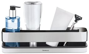 Fürdőszobai fali polc 34 cm-es polírozott rozsdamentes acél NEXIO - Blomus