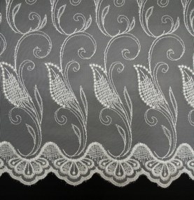 Mg Függöny Alt napellenző hímzés villanófény ekrü 300x180cm