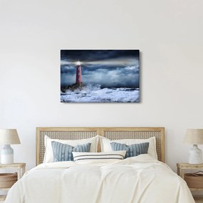 Kép - Világítótorony egy sziklán (90x60 cm)