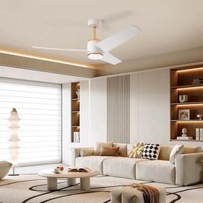 Immax NEO 07281L - LED+CCT Dimmelhető mennyezeti ventilátor BEAUTY 18W/230V Wi‑Fi Tuya + távirányító