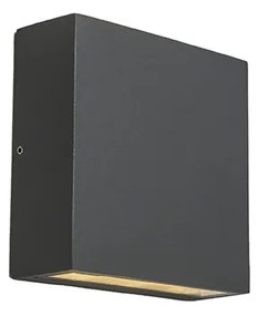 Kültéri fali lámpa sötétszürke IP54 LED-del 2-lámpás - Otan