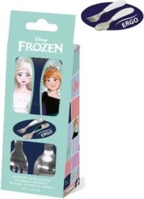 Disney Jégvarázs Snowy Tale fém ergo evőeszköz készlet - 2 darabos
