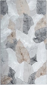 Szőnyeg Divatos Járda Modern Boho Levelek Retro Előszoba 80x150cm