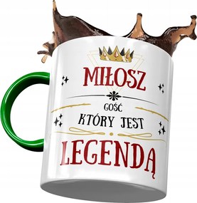 Zöld Bögre Férjnek Barátnak Ajándék Nyomtatott Fotóval