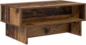 vidaXL Dohányzóasztal Öreg fa 80 x 46 x 35 cm Faanyag